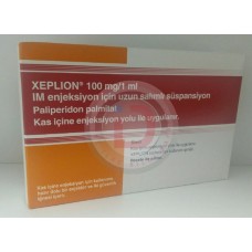 Ксеплион (Палиперидон) сусп. д/ин. прол./д. 100мг/мл, по 1 мл Италія